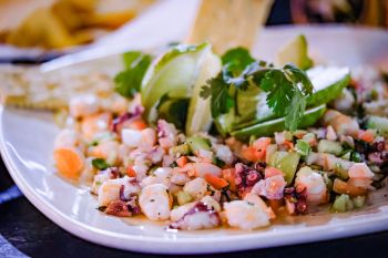 La Fogata Mexican Restaurant Kitty Hawk, Shrimp & Octopus Ceviche